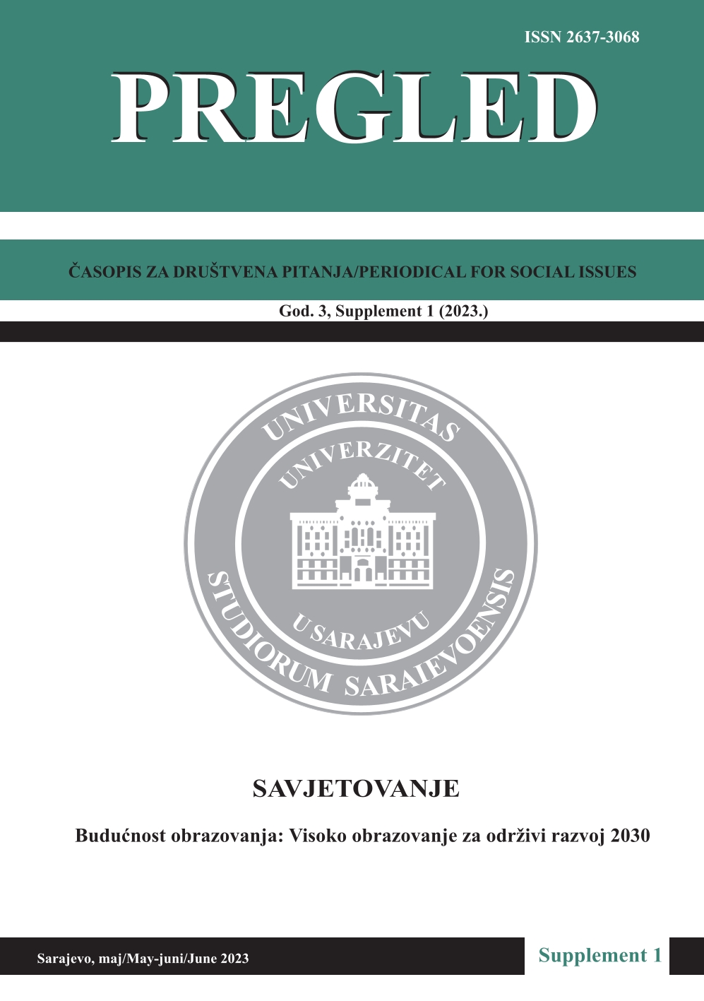 Higher Education in the Period of the Pandemic: International University of Sarajevo Students' Attitudes Towards Online Education and Returning to Face-To-Face Education Cover Image