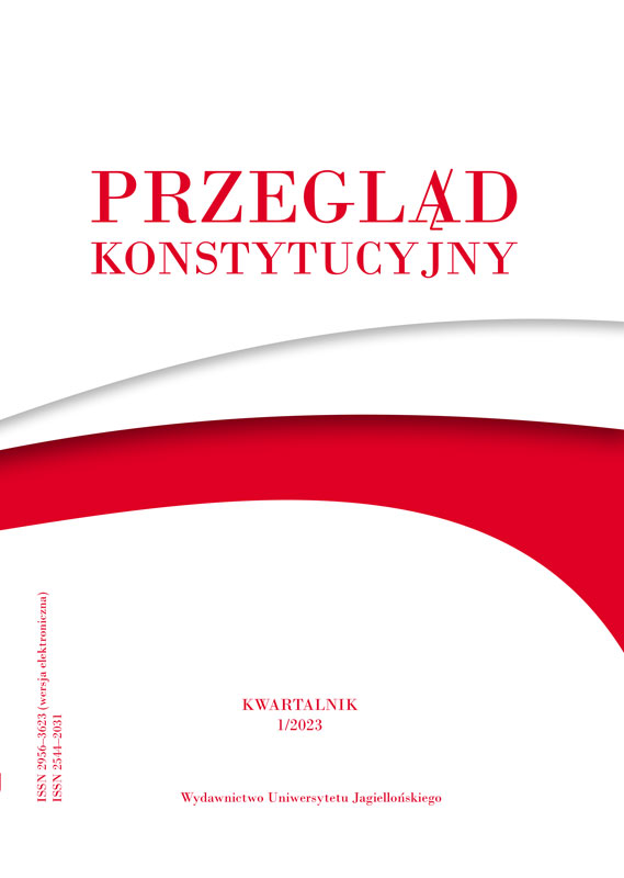 Freedom of Expression and the Protection of Public Monuments and Memorial Sites (Article 261 of the Polish Penal Code): Gloss to the Judgment of the District Court in Włocławek of February 25, 2021, II K 1789/20 Cover Image