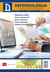 Forms of Legal Responsibility of Politicians and Officials of the Executive and Administrative Authority in Bosnia and Herzegovina De Lege Lata and De Lege Ferenda Cover Image
