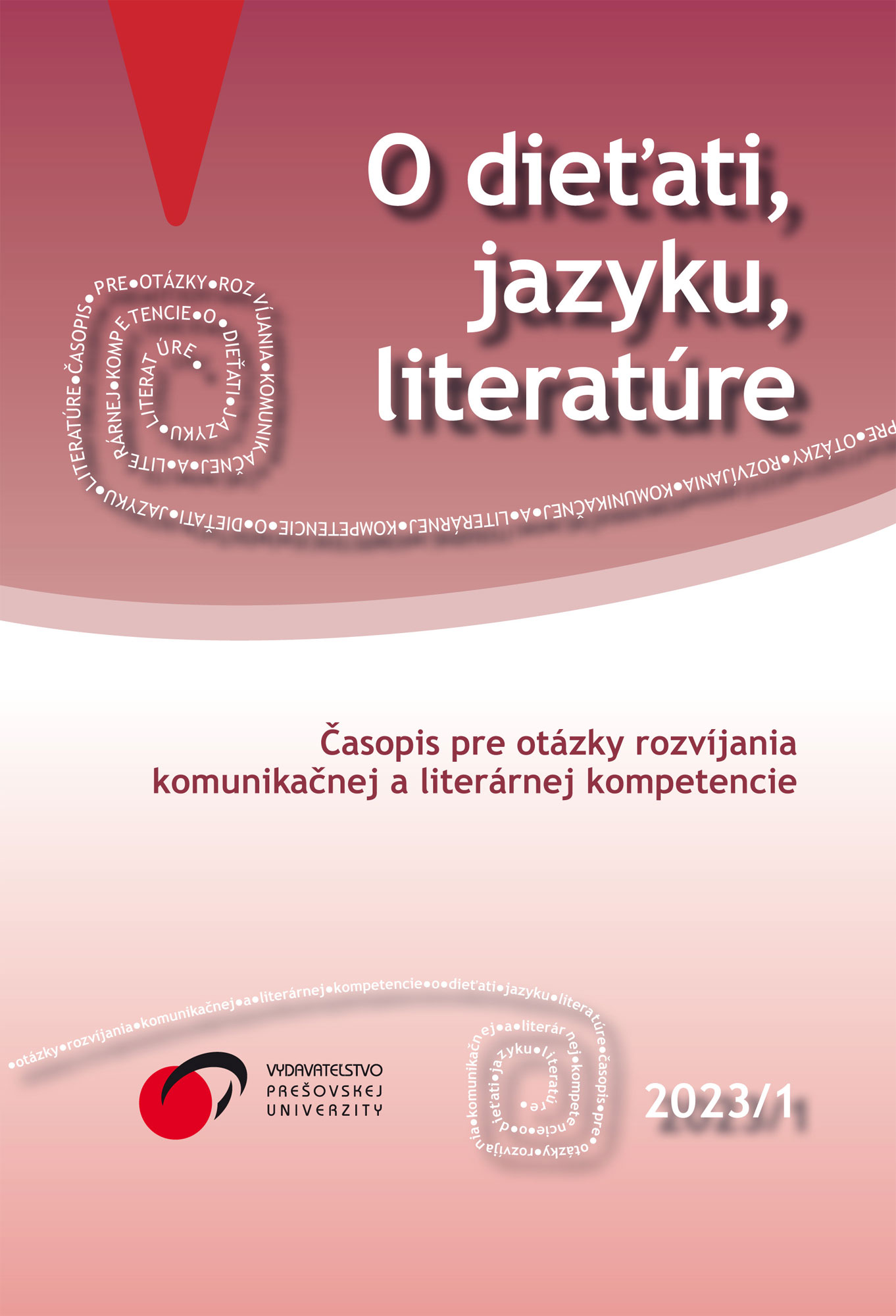 The psycholinguistic approach to writing assessment at the beginning of formal education – spelling tests battery Cover Image