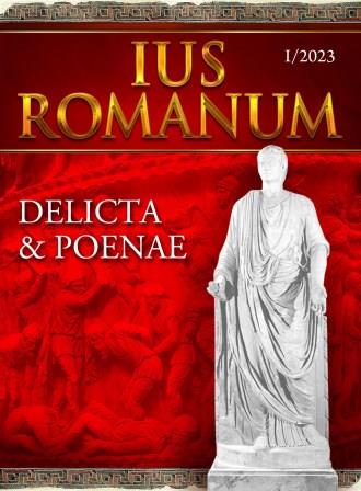 WHAT’S HISTORY OF CRIME AND ITS REPRESSION IN ROMAN ANTIQUITY? SOURCES AND PERSPECTIVES Cover Image
