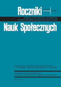 ARKADIUSZ JABŁOŃSKI, JAN SZYMCZYK, REALIST-AXIOLOGICAL PERSPECTIVES AND IMAGES OF SOCIAL LIFE. A CENTURY OF SOCIOLOGY AT THE JOHN PAUL II CATHOLIC UNIVERSITY OF LUBLIN, (PHILOSOPHY AND CULTURAL STUDIES REVISITED/HISTORISCH- GENETISCHE STUDIEN (...) Cover Image