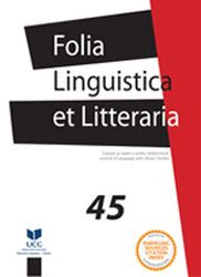 AN ANALYSIS OF THE ASSOCIATIVE NETWORKS OF RECENT NOMINAL ANGLICISMS OF SERBIAN AND ENGLISH LANGUAGE MAJORS Cover Image
