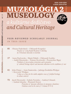 Problems of preservation, protection and restoration of cultural heritage objects and museum collections in the conditions of war Cover Image
