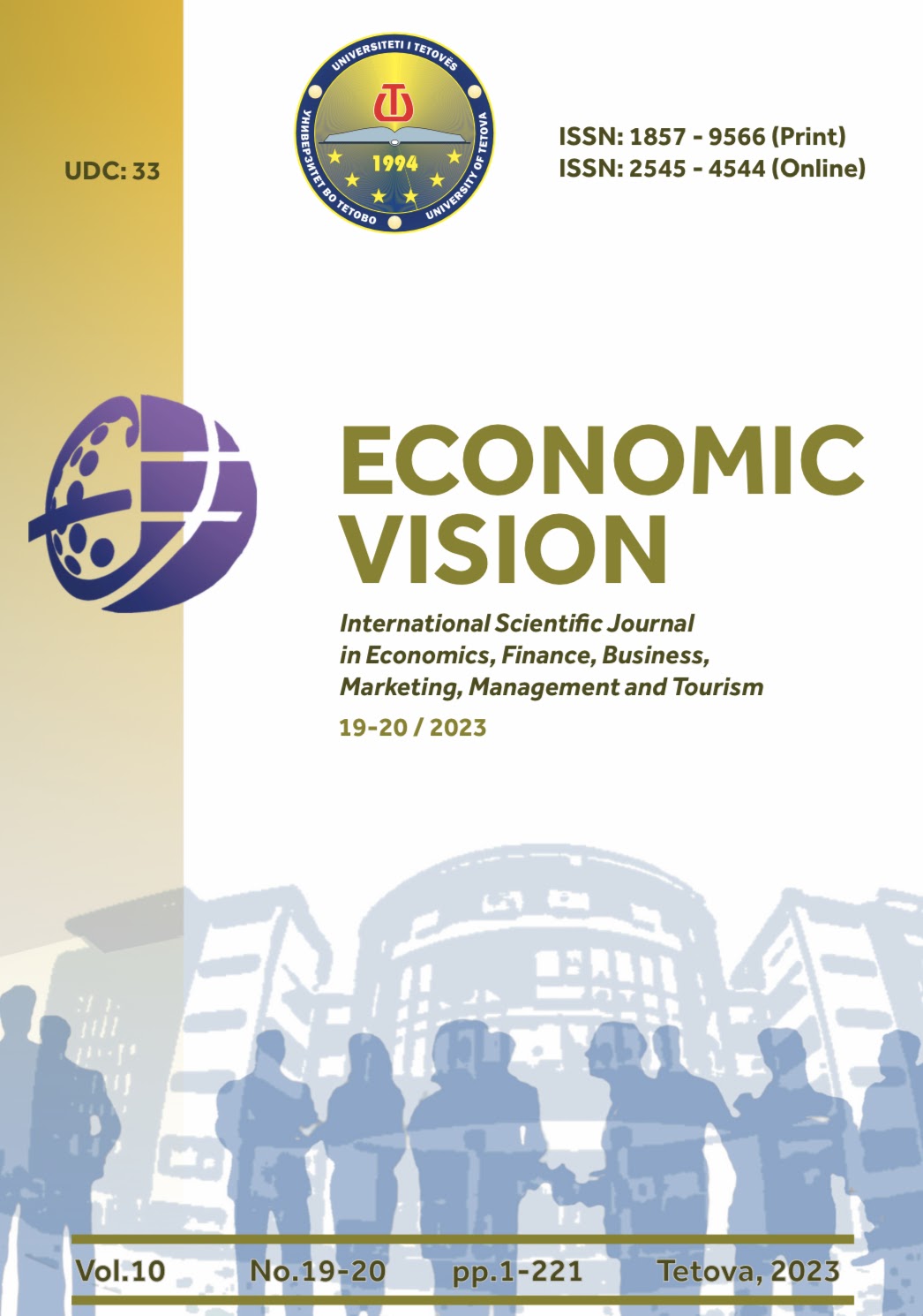 THE IMPACT OF FISCAL POLICY ON ECONOMIC GROWTH IN THE REPUBLIC OF NORTH MACEDONIA Cover Image