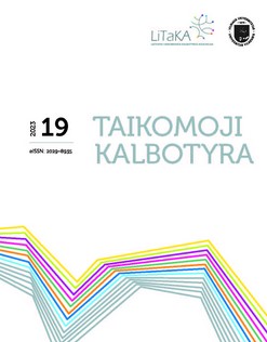 Rhetorical structure and linguistic features of research article abstracts in the humanities: the case of Lithuanian, English, and Russian Cover Image