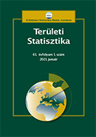 Changes in territorial inequalities of economic dependence 
determining factors in Borsod-Abaúj-Zemplén county, 2000–2020 Cover Image