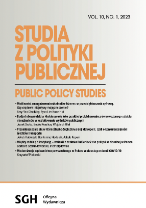 Participatory Budgeting in Hrubieszów, Poland, as an Example of Residents’ Sustainable Participation in Shaping Public Expenditure Cover Image