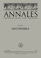 Prices of Means of Production in Agriculture and Agricultural Prices and Income in Poland During the COVID-19 Pandemic Cover Image