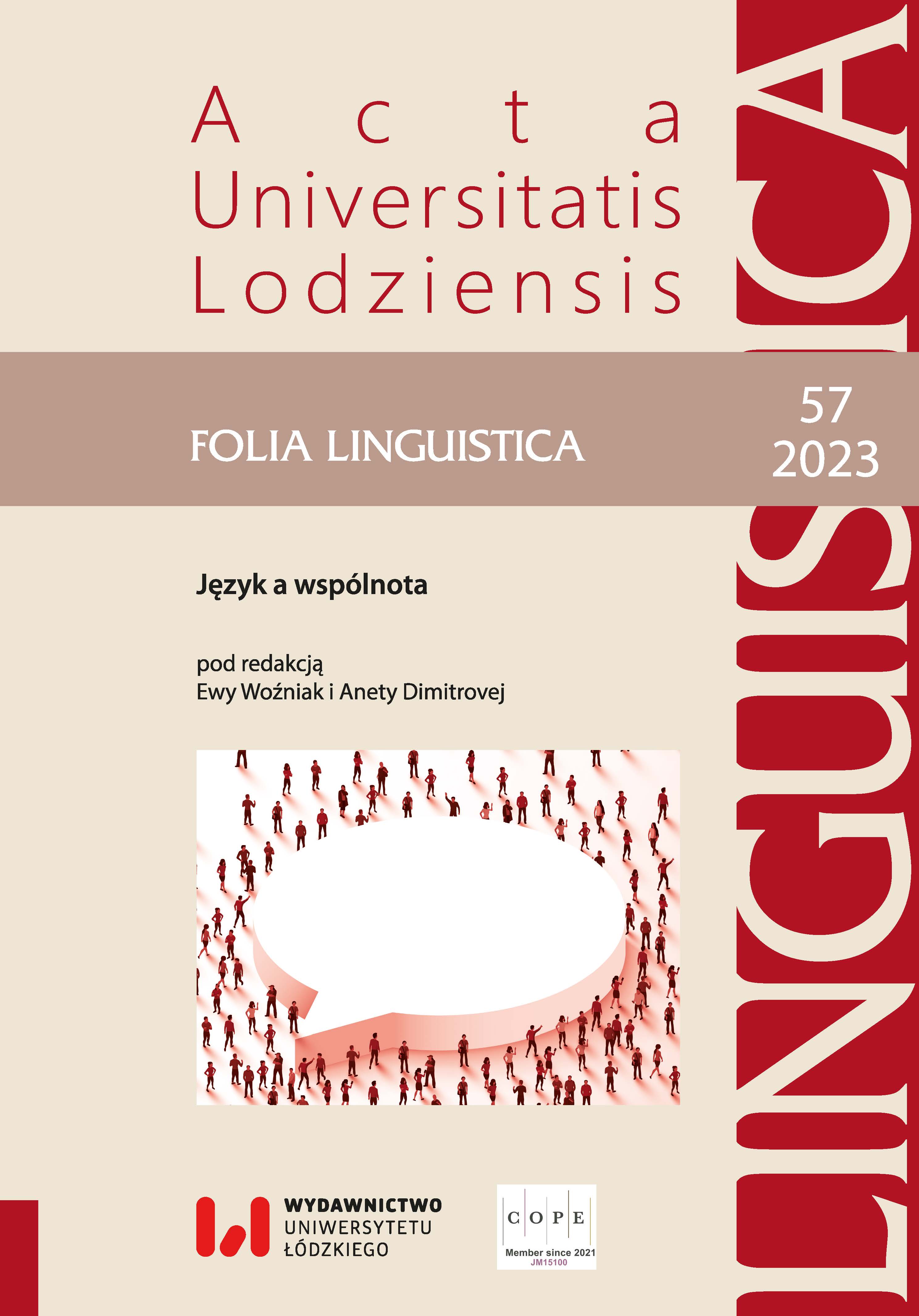 Language means of expression in historic narropal inscriptions – on the example of polish catholic podolskie nekropoly (selected problems) Cover Image