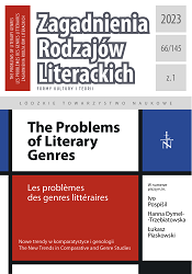 The Genre of Ukrainian Classical Novel as a Problem Cover Image