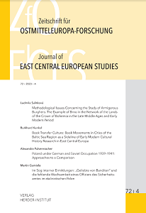 Book Transfer Culture: Book Movements in Cities of the Baltic Sea Region as a Sideline of Early Modern Cultural History Research in East Central Europe Cover Image