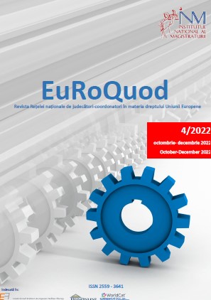 THE 16TH EUROQUOD CONFERENCE - THE NATIONAL NETWORK OF JUDGES-COORDINATORS IN THE MATTER OF EUROPEAN UNION LAW, NOVEMBER 16-17, 2023, BUCHAREST Cover Image