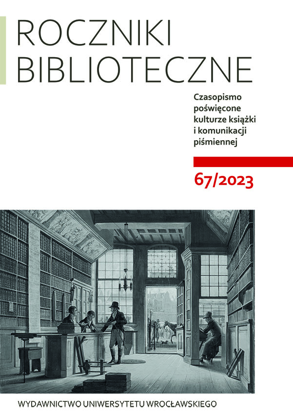 ACADEMIC LIBRARY SCIENCE AND ITS CONTRIBUTION TO THE DEVELOPMENT OF BIBLIOLOGY AND INFORMATION SCIENCE IN POLAND, 1945–2015