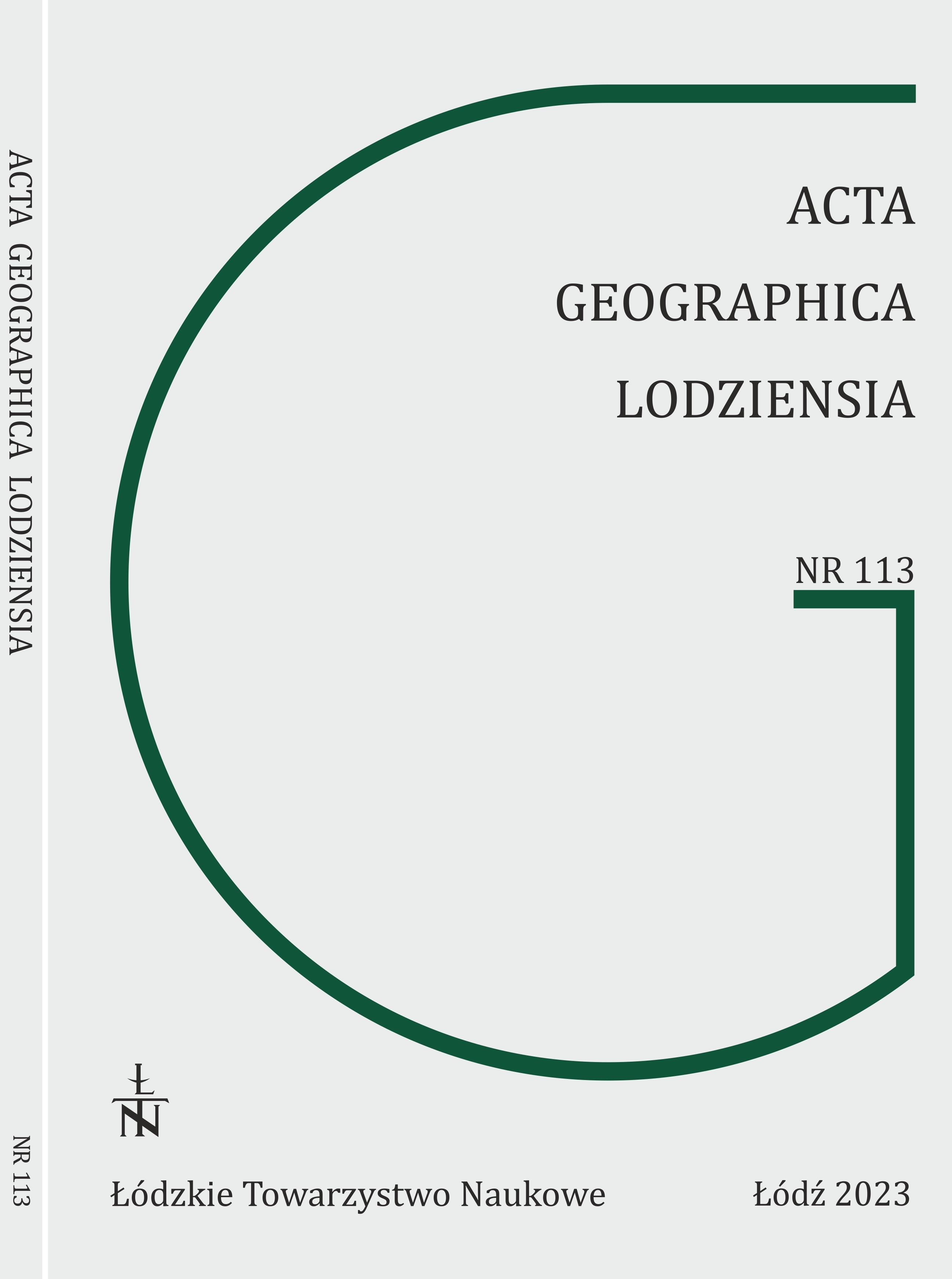 GEOCHEMICAL CHARACTERISTICS OF LATE GLACIAL
AND HOLOCENE BIOGENIC SEDIMENTS IN CENTRAL POLAND
AND IMPLICATIONS FOR RECONSTRUCTING
THE PALAEOENVIRONMENT Cover Image