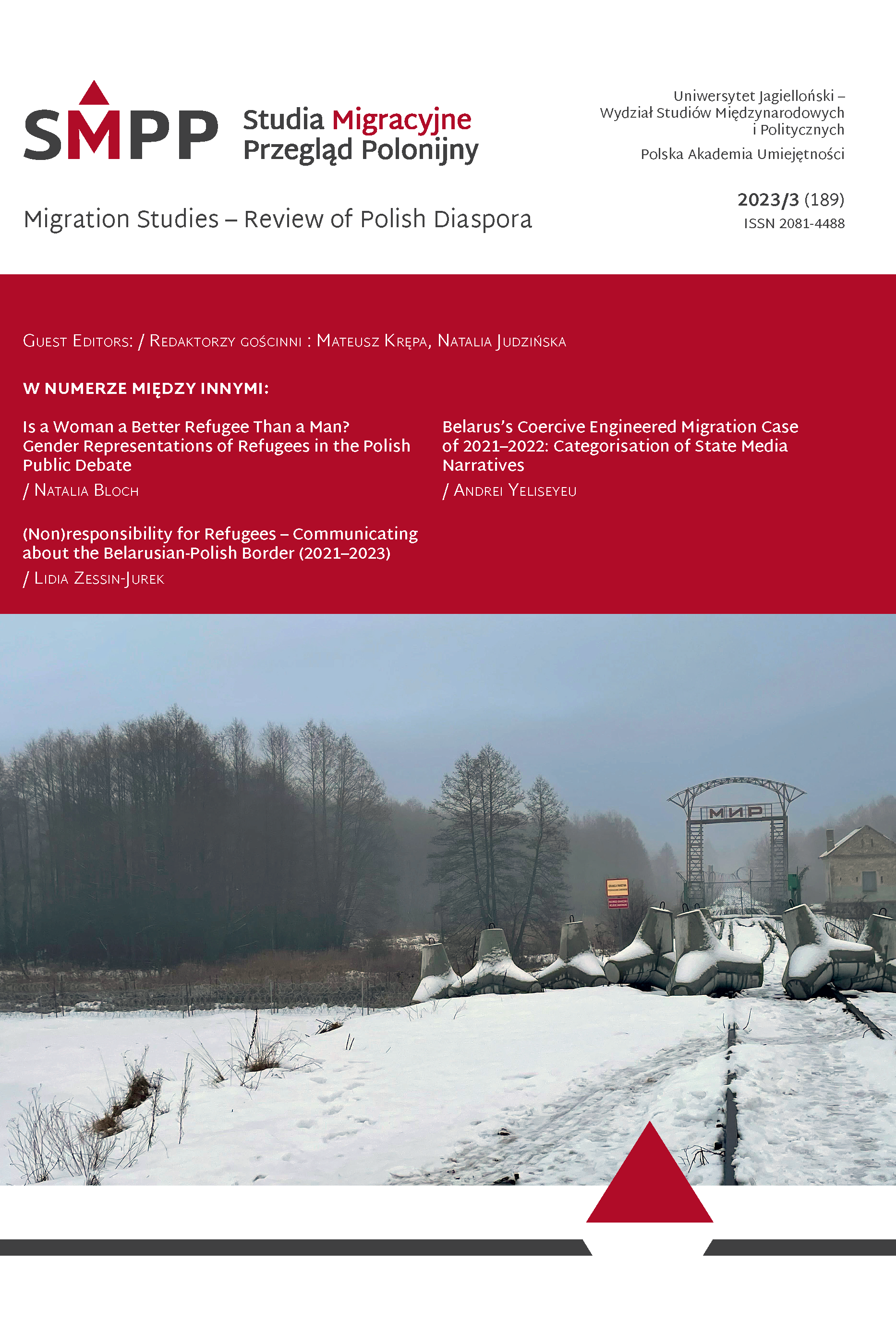 Families on the Border and “Families Without Borders”: Discourses on “Families” in the Context of the Crisis on the Polish-Belarusian Border