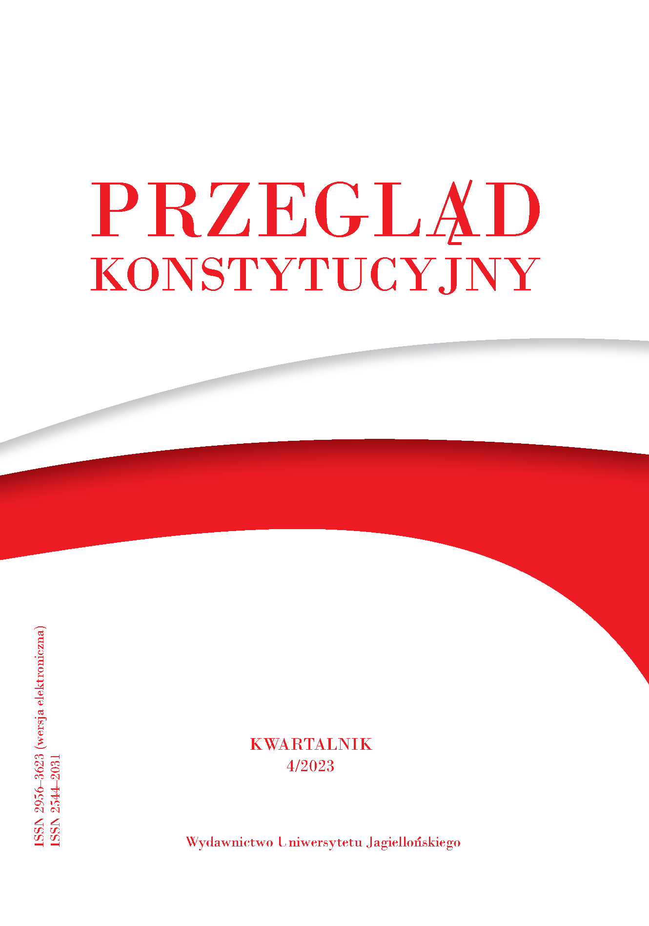 Report: Conference in honour of Professor Hanna Suchocka’s jubilee “Constitution in a Democratic State Ruled by Law”, Poznań, 20 January 2023 Cover Image