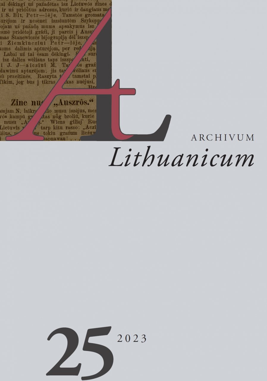 Protestant Books with  the Melodies of Hymns in Numerical Notation in Prussian Lithuania in te Second Half of the  nineteenth Century Cover Image
