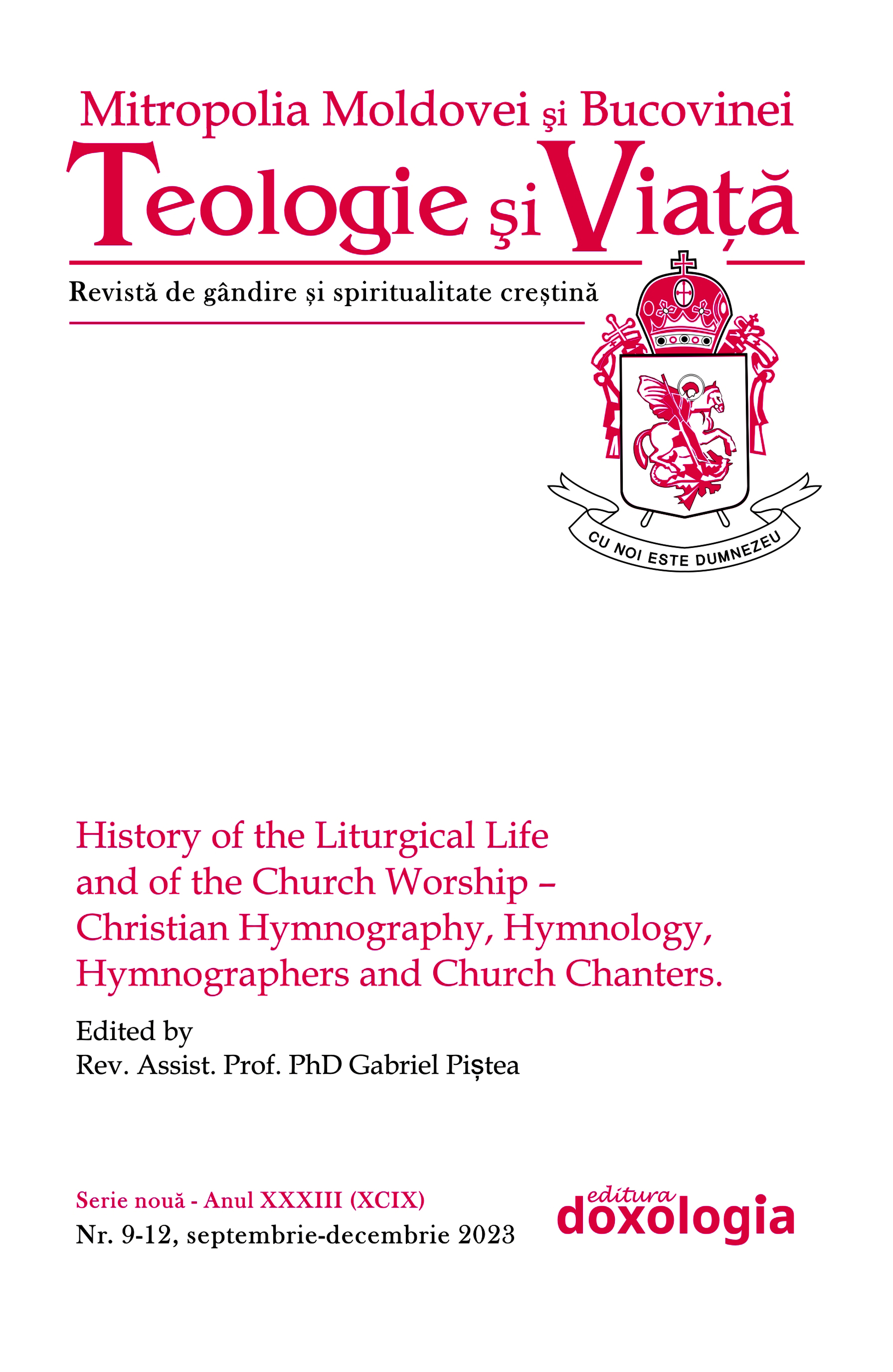 The Liturgical Book of Pentecostarion. Evolution and Synthesis Cover Image