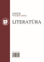 Ethnosymbolism as a Framework for Early Modern Literature Analysis: Theoretical Reflections on the Identity of the Political Community of the Grand Duchy of Lithuania Cover Image