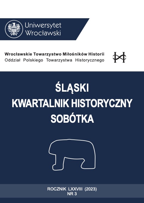 The latest publications on the history of Silesia Cover Image