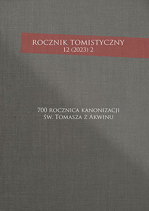 Impossible love? Analysis of the Human-Animal Relationship in the Philosophy of St. Thomas Aquinas and Consequential Thomism of Mieczysław Gogacz Cover Image