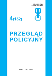 The participation of the Police in shaping public safety in the opinion of the residents of Gdańsk Cover Image