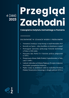 The Jewish population in Lower Silesia after World War II (1945-1950): some remarks on the state of research and new research perspectives Cover Image