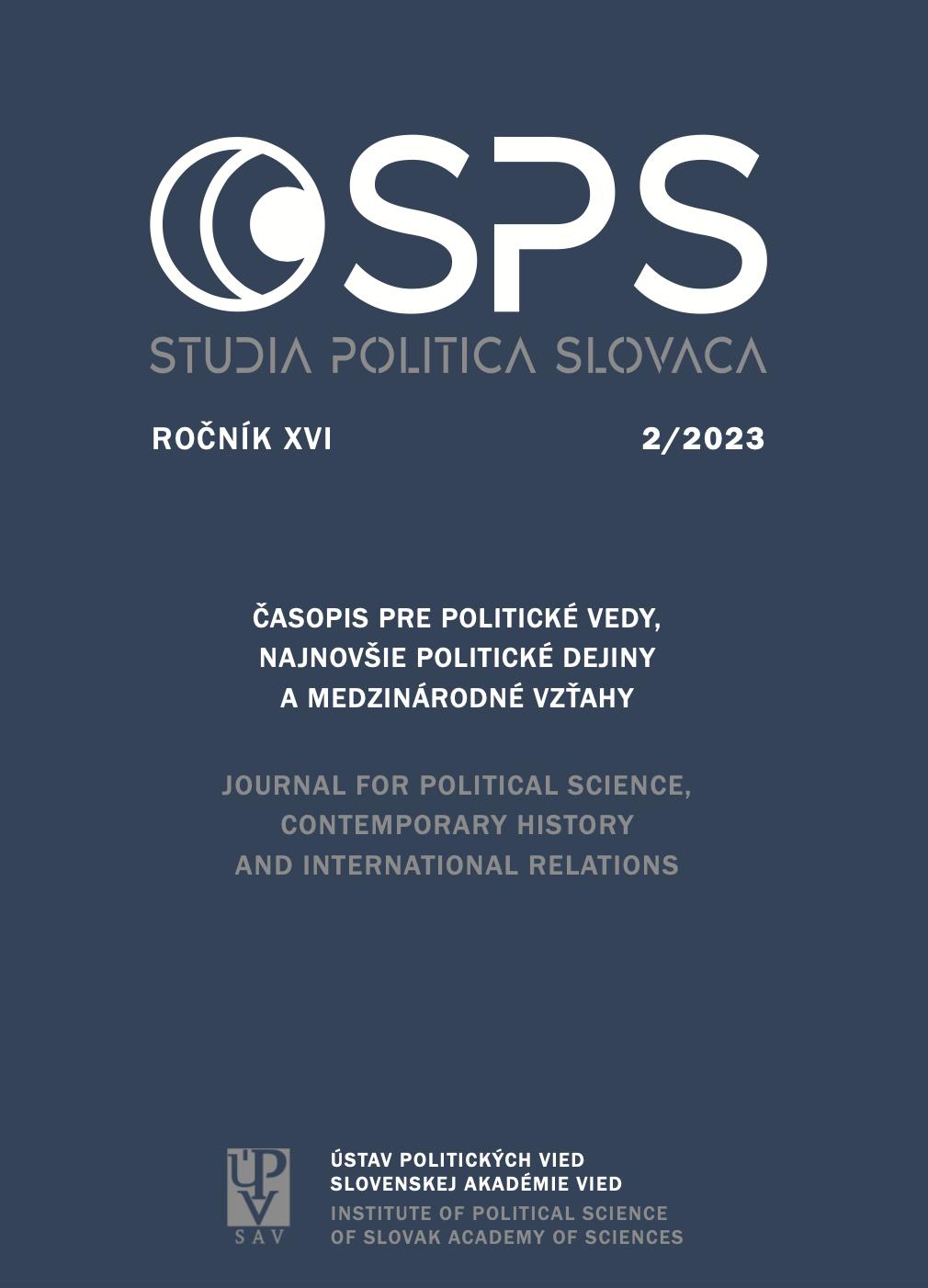 From the Life of the Institute. Information about  Events Organized by the Institute of Political Sciences SAS v. v. i. in the second half of 2023 Cover Image