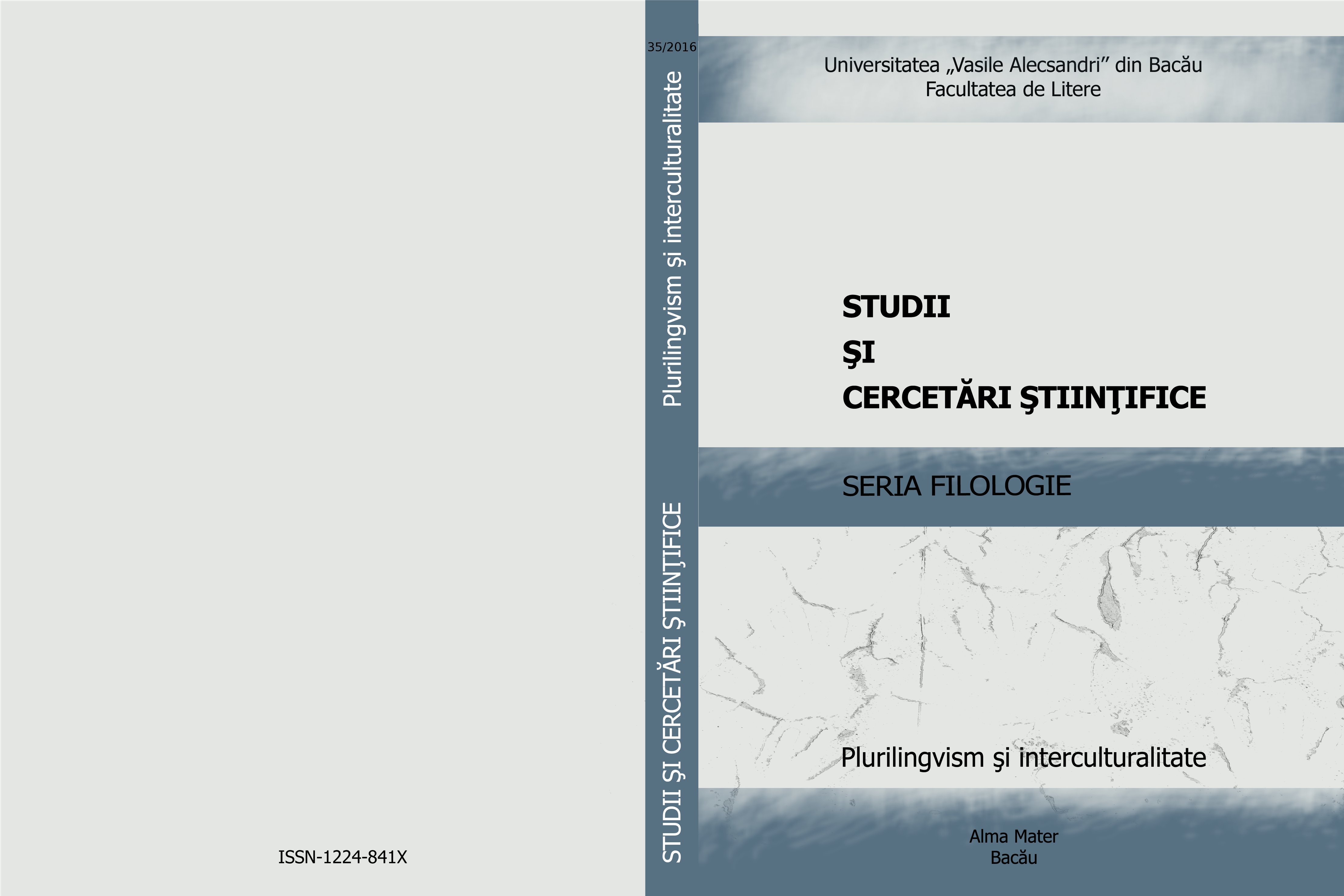 Ovid S. Crohmălniceanu’s discourse of prefaces between reading key and critical exercise Cover Image