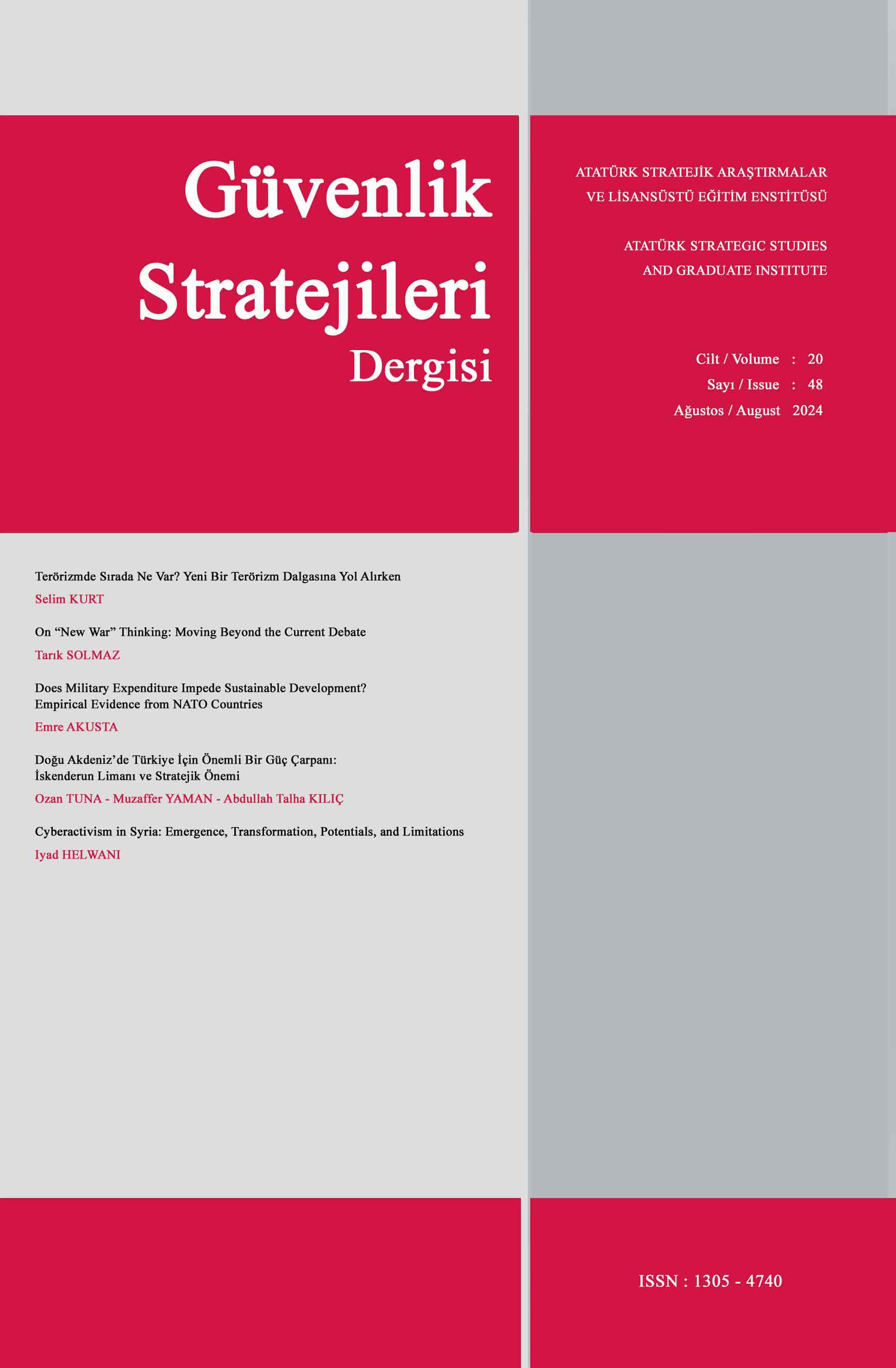 An Important Power Factor for Türkiye in the Eastern Mediterranean: Iskenderun Port and its Strategic Importance Cover Image