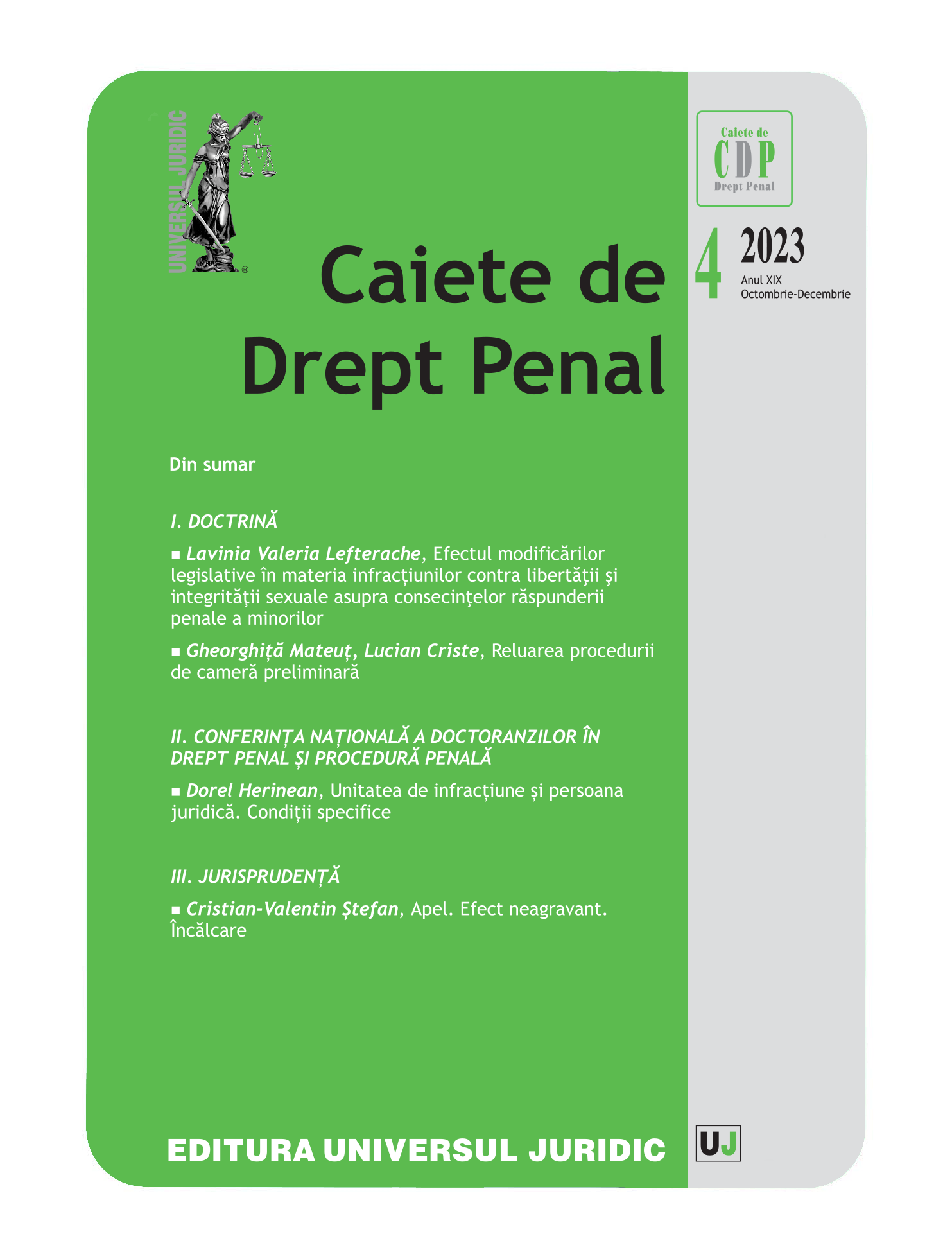 The application of the principle of res judicata power in the case of preventive arrest Cover Image