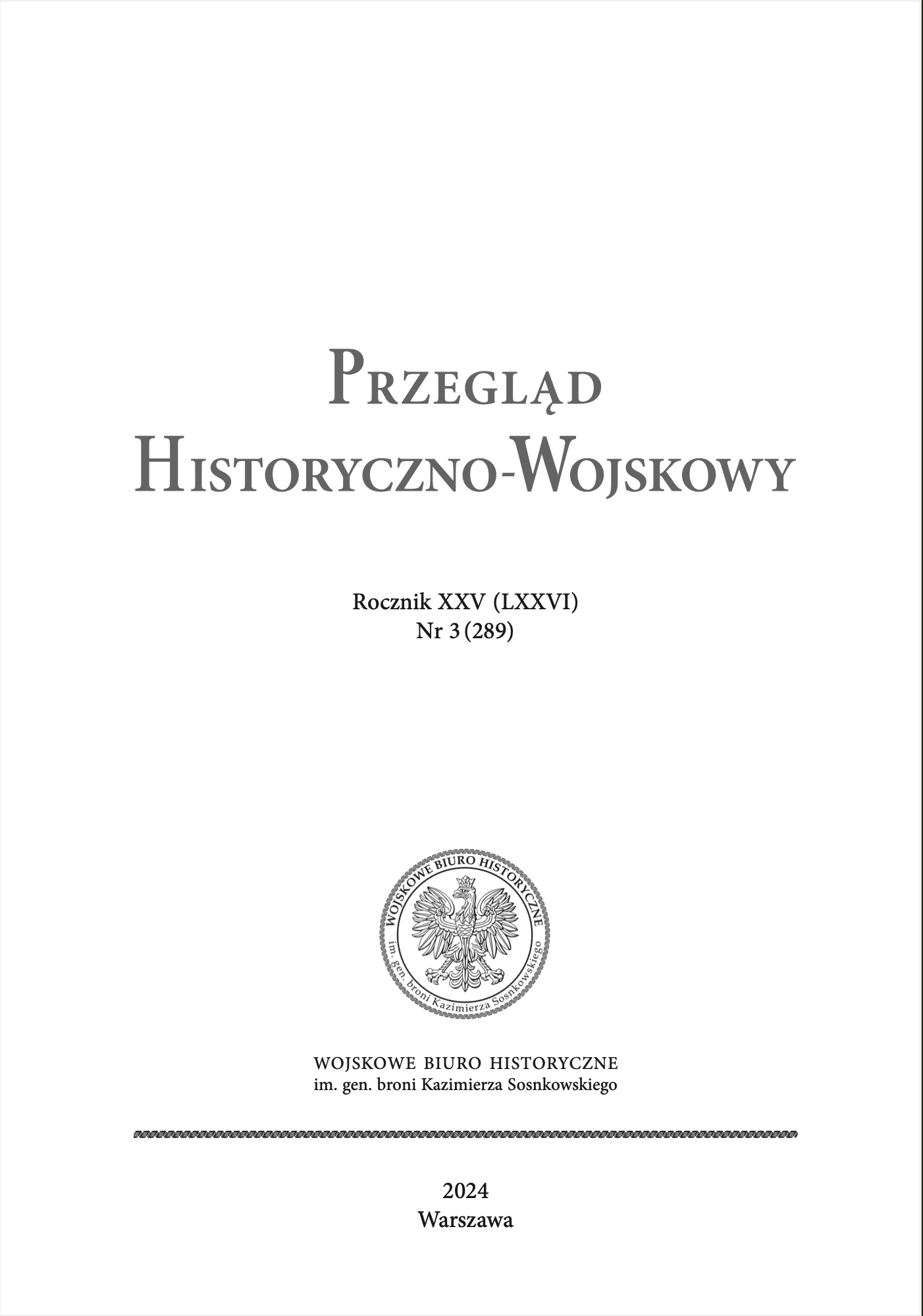 „Brave Warriors... Gather Under the Banners
of Napoleon the Great...”. Polish Soldiers Serving in Napoleon’s
Prussian Regiment Cover Image