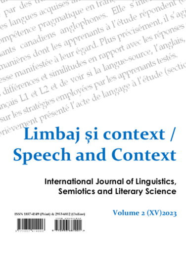 ABOUT THE AUDIOVISUAL ANALYSIS: LINGUISTIC AND SEMIOTIC CONSTRAINTS Cover Image