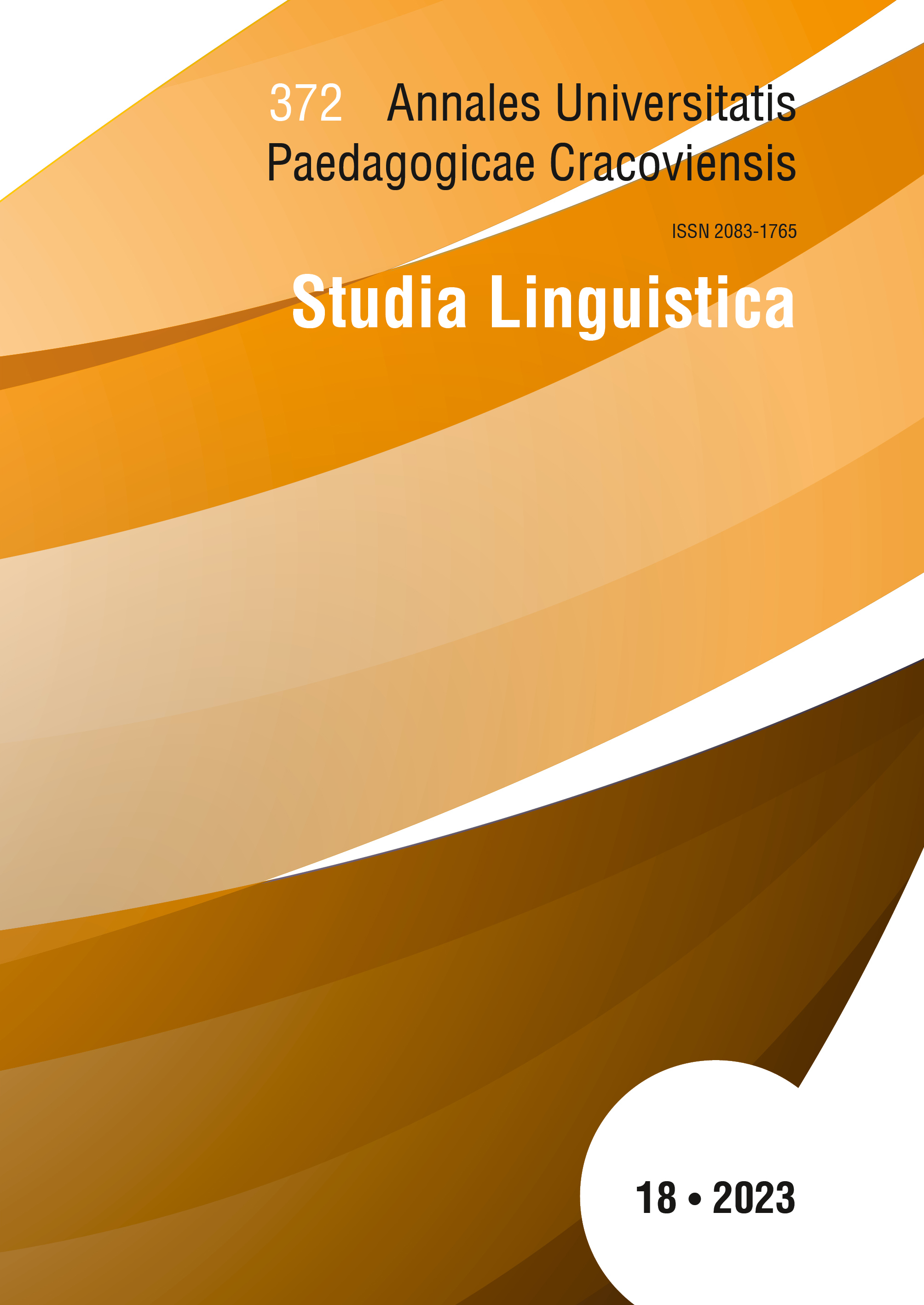 Professor Tadeusz Szymański as a researcher of Proto‑Slavic vocabulary Cover Image