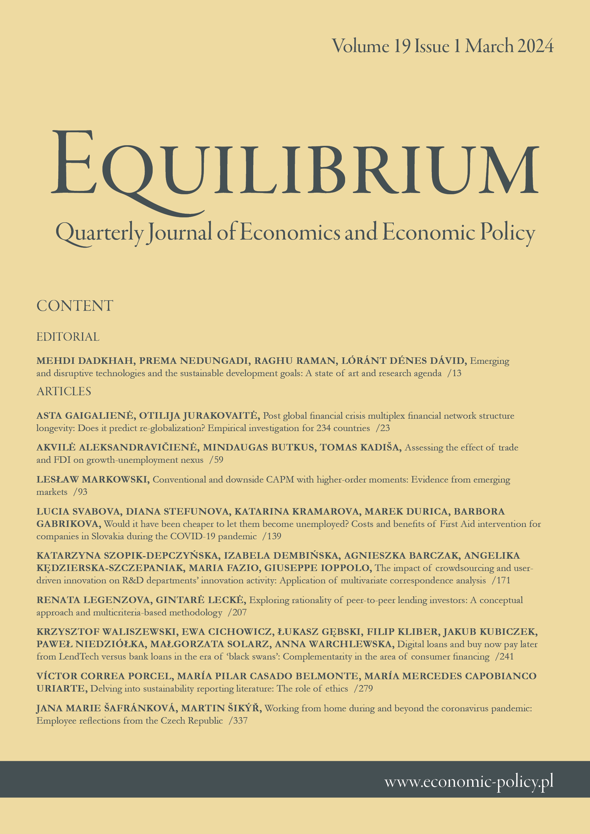 Conventional and downside CAPM with higher-order moments: Evidence from emerging markets Cover Image