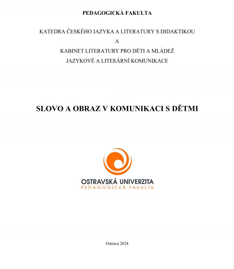 New monograph by Ostrava researchers on children's poetry of the new millennium Cover Image