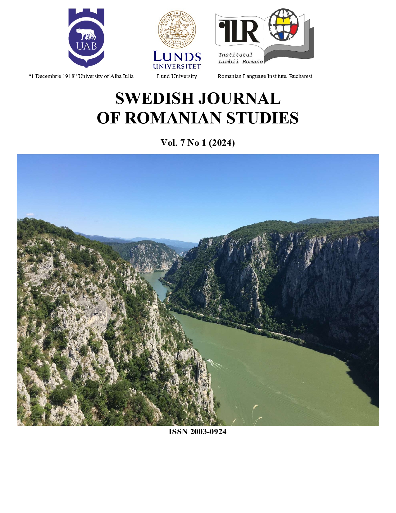 Historiographic imaginary and hypotheses of heredity in the configuration of Romanian cultural identity Cover Image