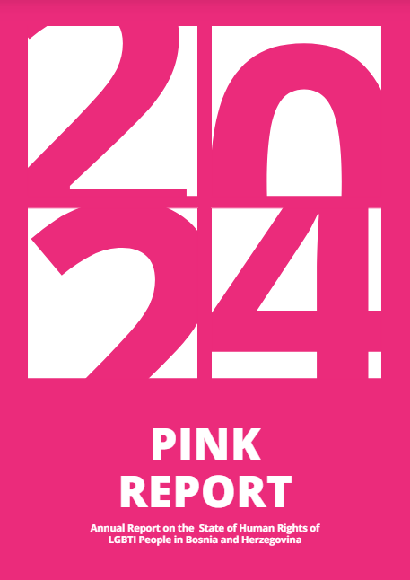 Pink Report 2024. Annual Report on the State of Human Rights of LGBTI People in Bosnia and Herzegovina Cover Image