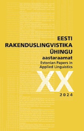 Possibilities and selection of games for early Estonian as a second language learning according to teachers’ assessment Cover Image