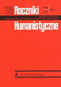 The Issue of Periodization of the Latin Literature in the Time of the Roman Empire (1st And 2nd Century AD) Cover Image