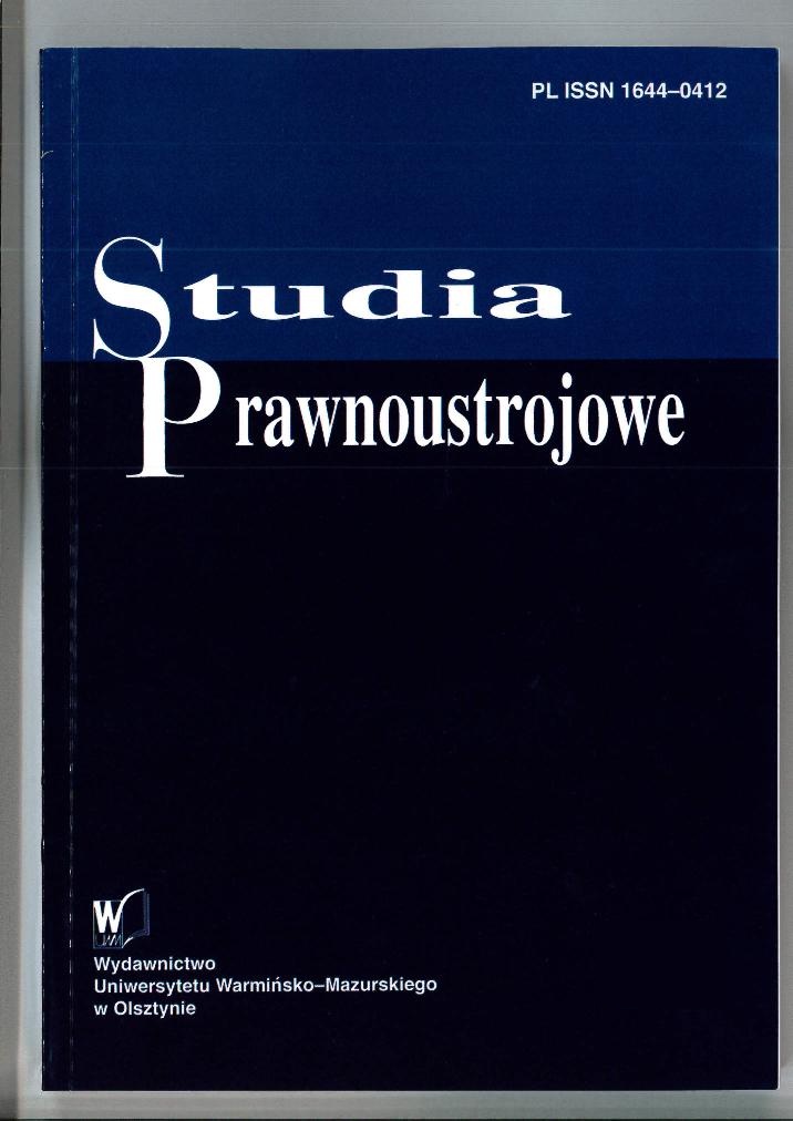 Mediation in administrative law – Polish regulations in the light of the European recommendations Cover Image