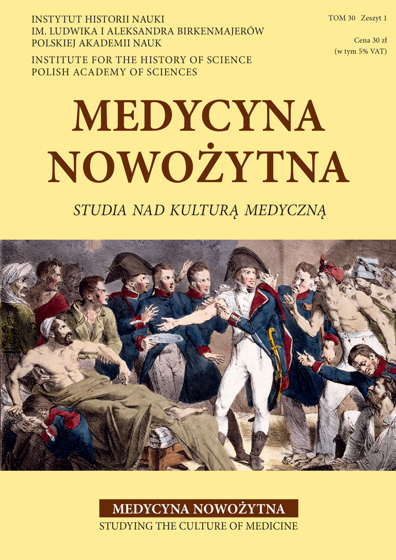 Problematyka rozmowy z chorym w polskiej literaturze medycznej w pierwszej połowie XIX wieku