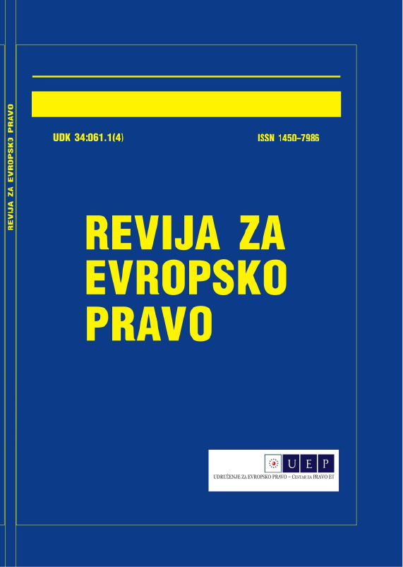 Separation of powers and dissolution of parliament – the European novelties Cover Image