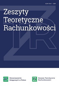 Rola rachunku kosztów w MŚP z perspektywy zrównoważonego rozwoju