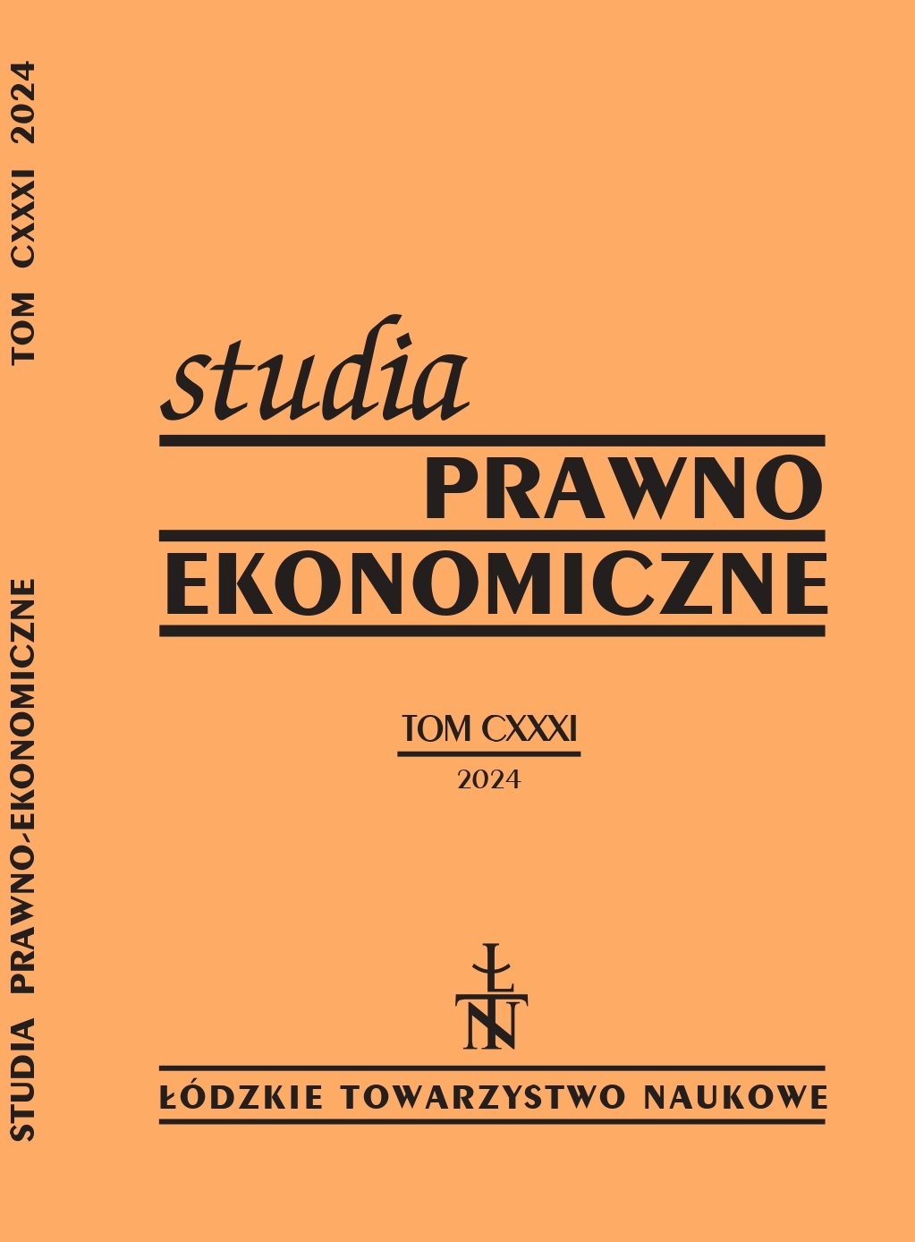 THE ENVIRONMENTAL LIABILITY OF STATE TREASURY AND PUBLIC ENTITIES IN POLAND IN LIGHT OF THE LAW AND JURISPRUDENCE Cover Image