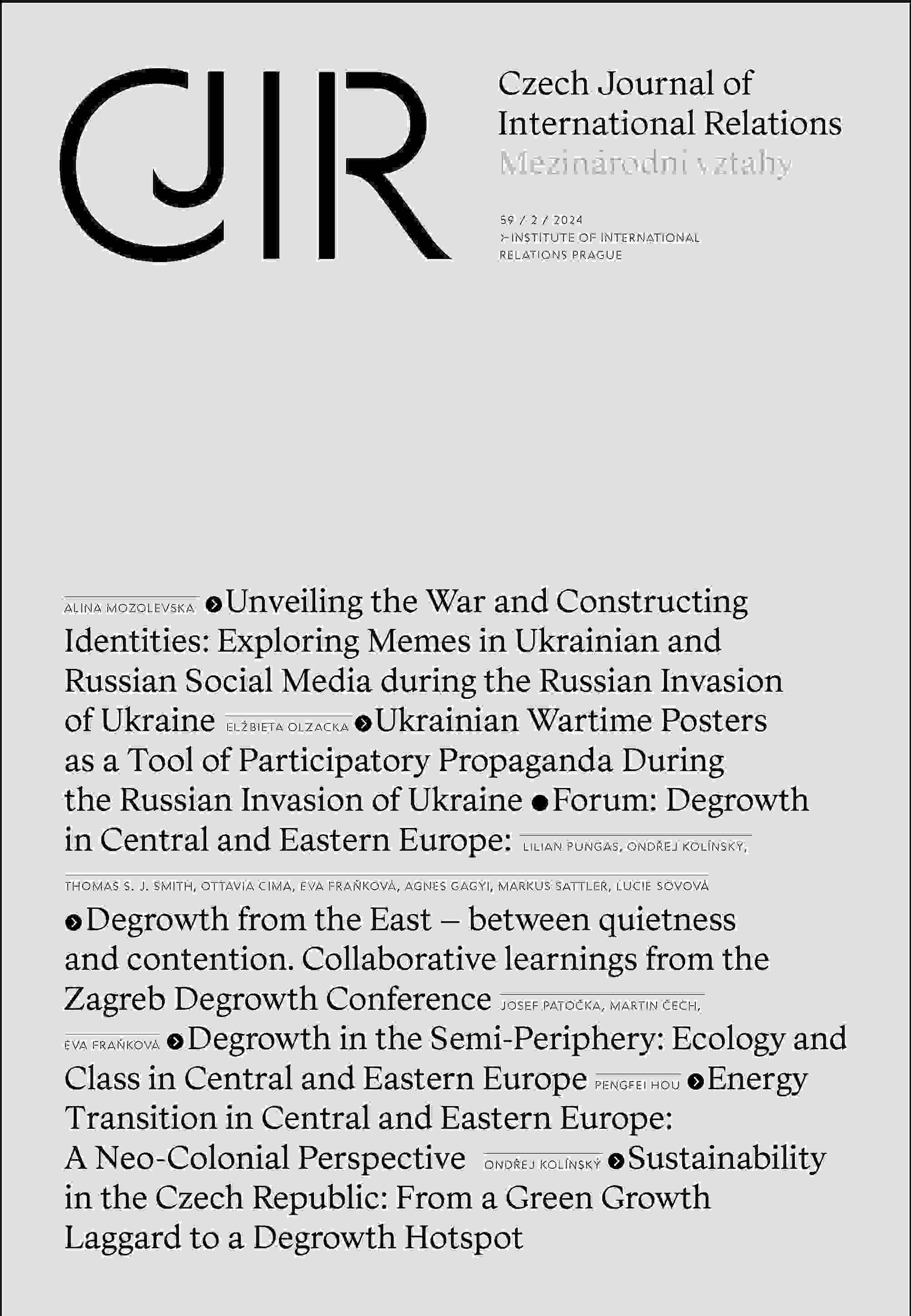 Unveiling the War and Constructing Identities: Exploring Memes in Ukrainian and Russian Social Media during the Russian Invasion of Ukraine Cover Image