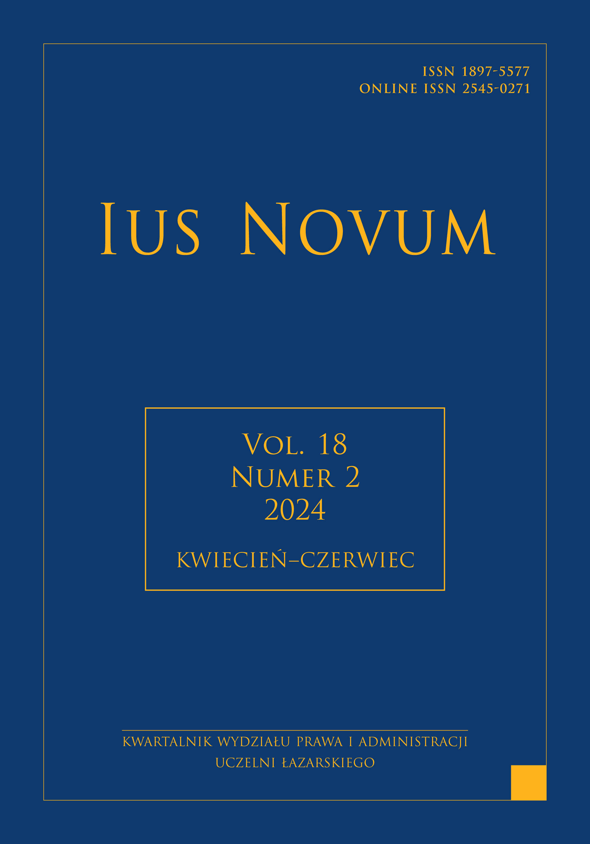 TERMINATION OF EMPLOYMENT RELATIONSHIP IN UNIFORMED SERVICES
IN CONNECTION WITH THEIR REORGANISATION OR DISSOLUTION –
CONSTITUTIONAL ISSUES Cover Image