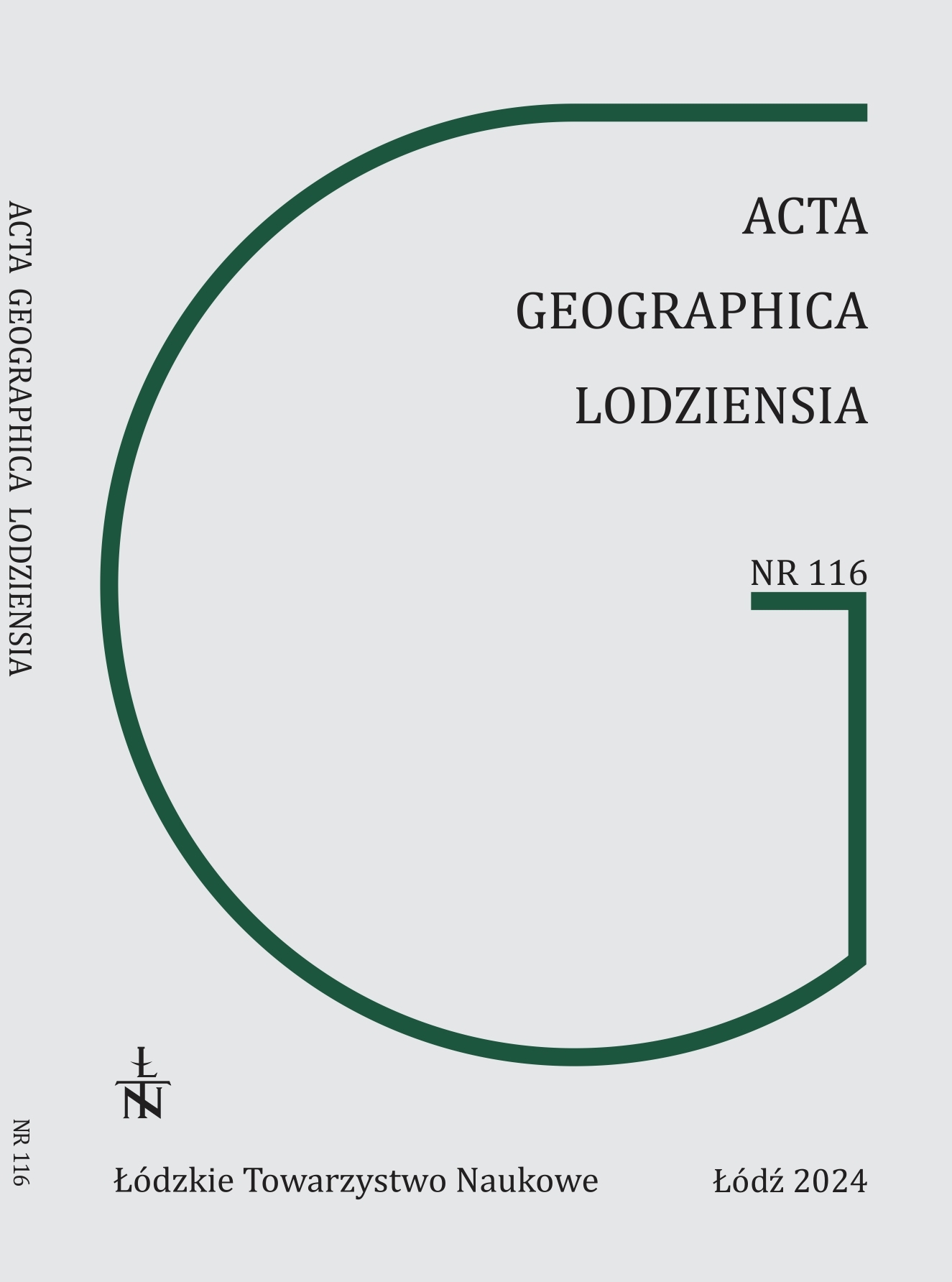 Aeolian landforms within the inactive valley of the middle Warta River section
(Central Poland) Cover Image