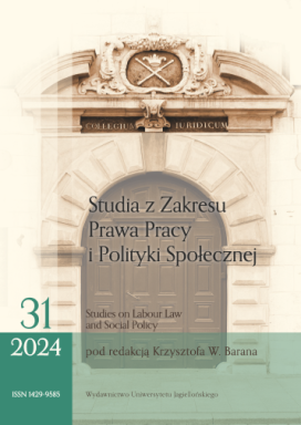 Problems of Employment of Academic Teachers—Reflections de lege lata and de lege ferenda Cover Image